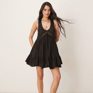 ASOS DESIGN handkerchief hem mini sundress with scoop neck